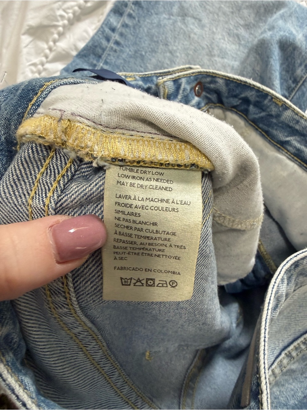 Pilcro Distressed Wide Leg Jeans Light Wash High Rise Relaxed Denim size 28 - Picture 5 of 7
